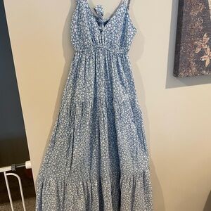 Angie Blue Floral Dress